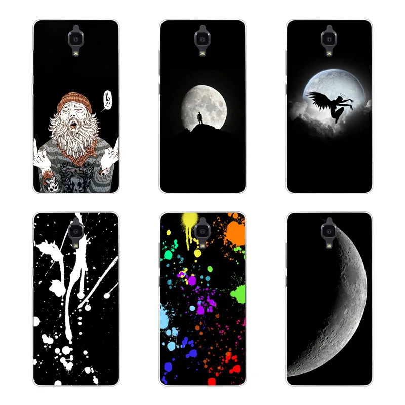 xiaomi mi 4 4i 4c Case Silicon Black graffiti Painting Soft TPU Back Cover for mi4 mi4i mi4c Protect Phone cases shell |