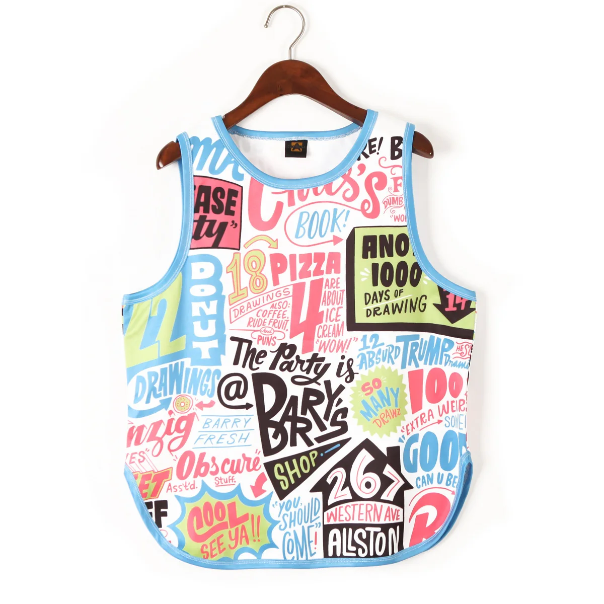 

QING MO Women Letter Printing Waistcoat Women O Neck Colorful Tank Tops Women Sexy Sport Casual Style Waistcoat ZQY161