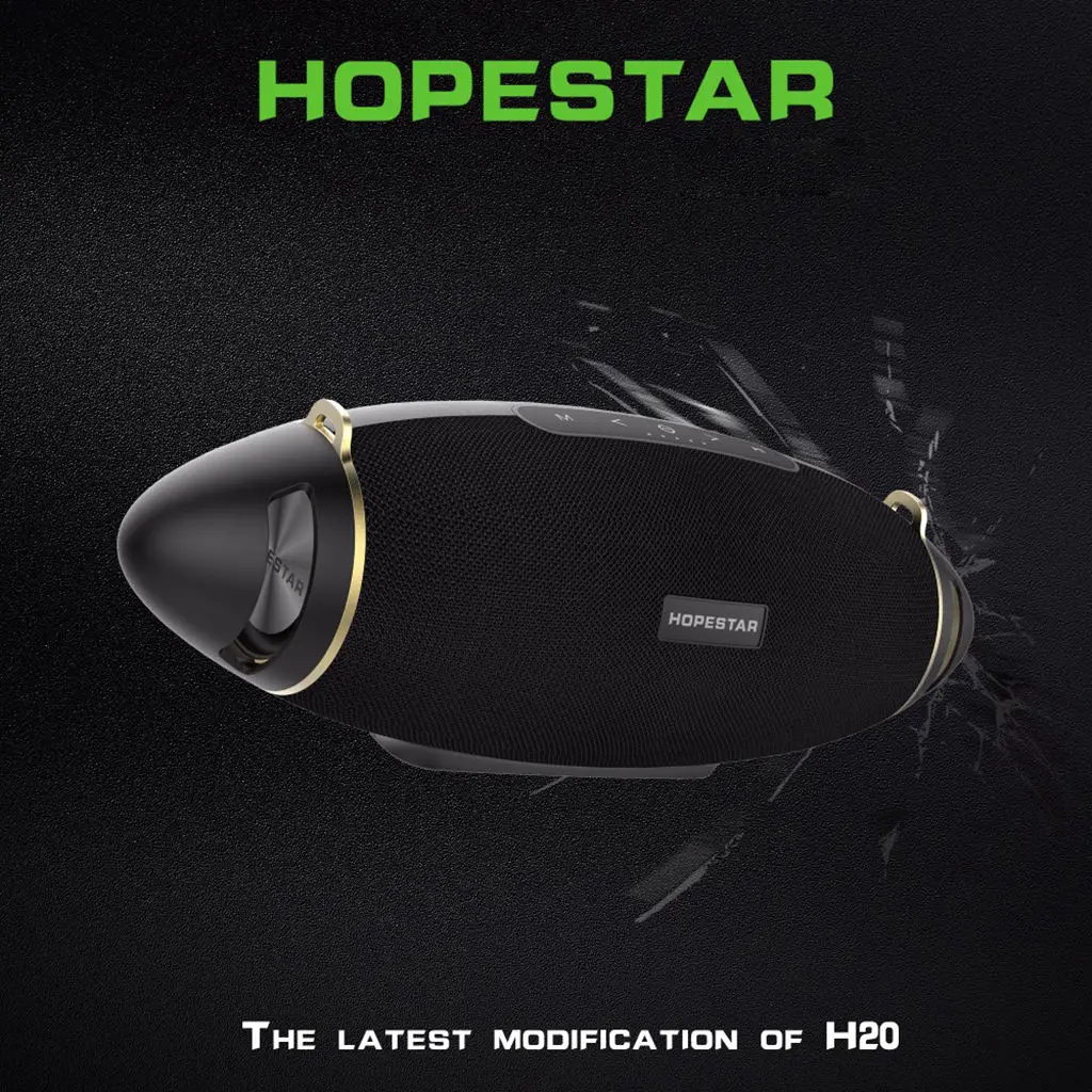 HOPESTAR H20 регби 30 Вт Bluetooth Колонка ПК беспроводной портативный мини