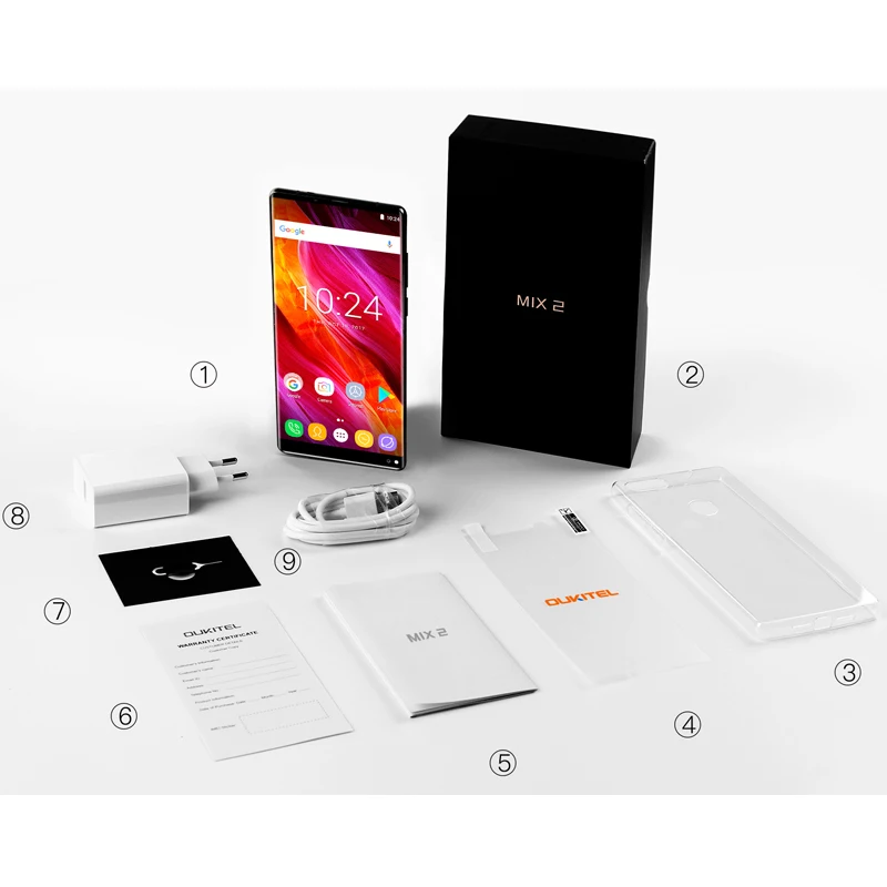 Oukitel MIX 2 смартфон с 5 99 дюймовым дисплеем восьмиядерным процессором ОЗУ 6 ГБ ПЗУ 64 21