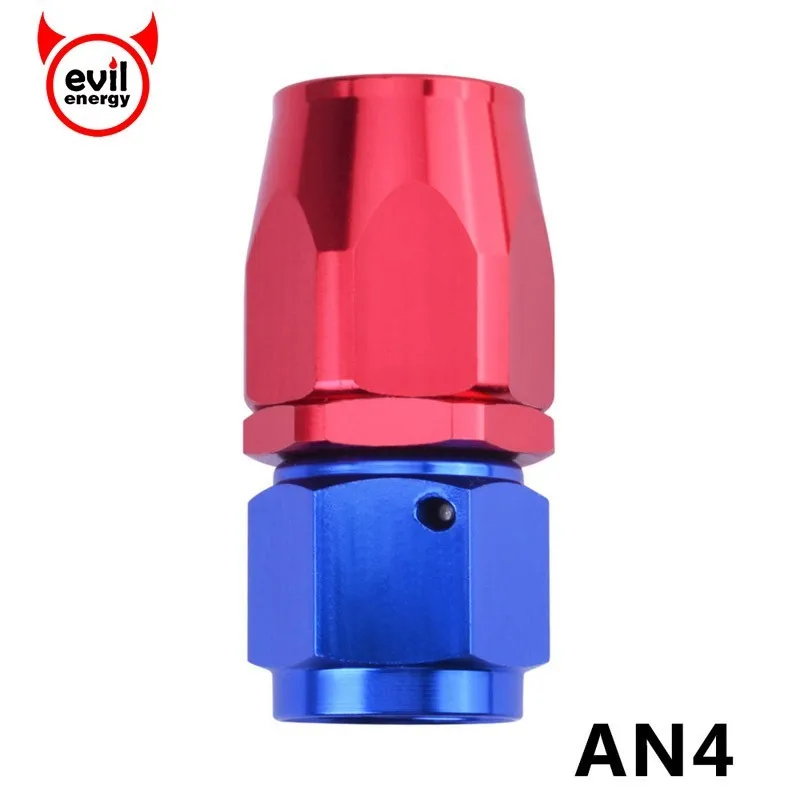 

evil energy AN4 0/45/90/180 Degree Swivel Fitting Hose End Adapter Hose End Oil Fuel Reusable Fitting Oil Cooler Hose Fittings