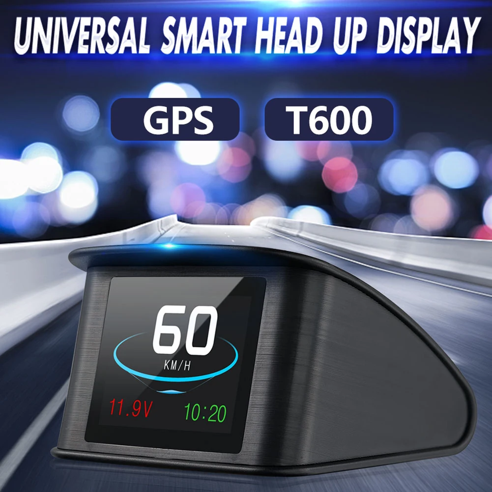 Универсальный Автомобильный цифровой дисплей HUD тестер скорости тормоза GPS