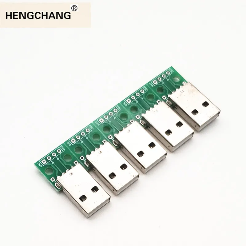 10 шт. USB в DIP адаптер конвертер 4 pin для 2 54 мм PCB платы питания DIY пластина сварной