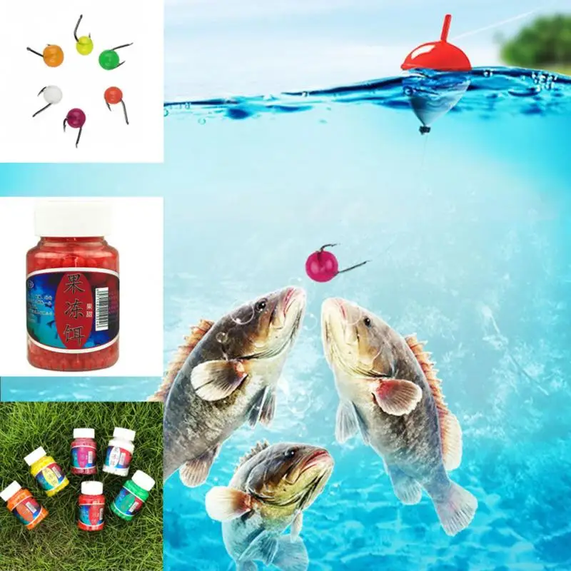 1 бутылка мягких желейных рыболовных бусин приманка для карпа рыболовные бусины