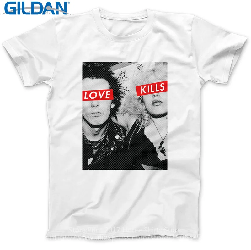 2017 Новый бренд с вырезом лодочкой Sid &amp Nancy Punksid Vicious Pi 'S короткий рукав Премиум