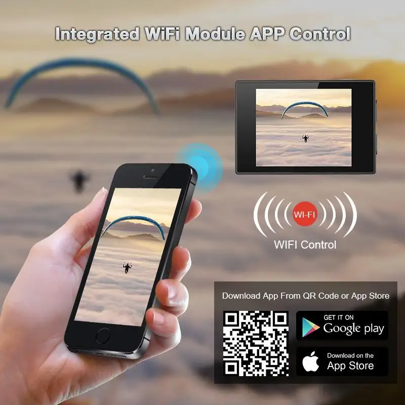 SOOCOO C20 WIFI 1080P 60fps HD экшн Камера спортивная DV Водонепроницаемая 170 широкоугольная 2 0