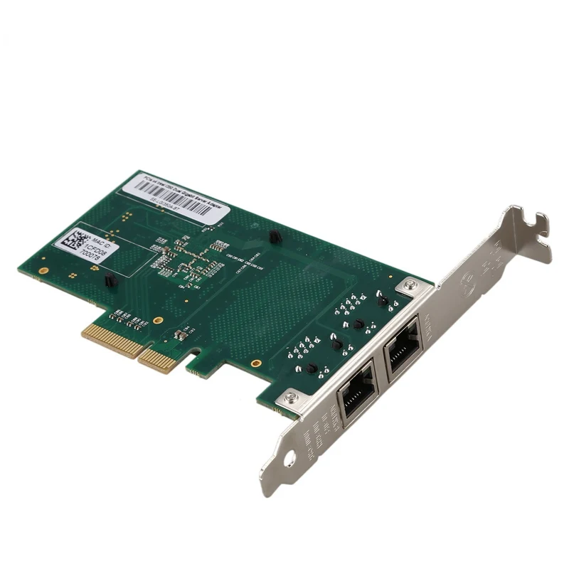 Сетевая карта для PCIe X4 Intel I350-AM2 Dual Gigabit | Компьютеры и офис