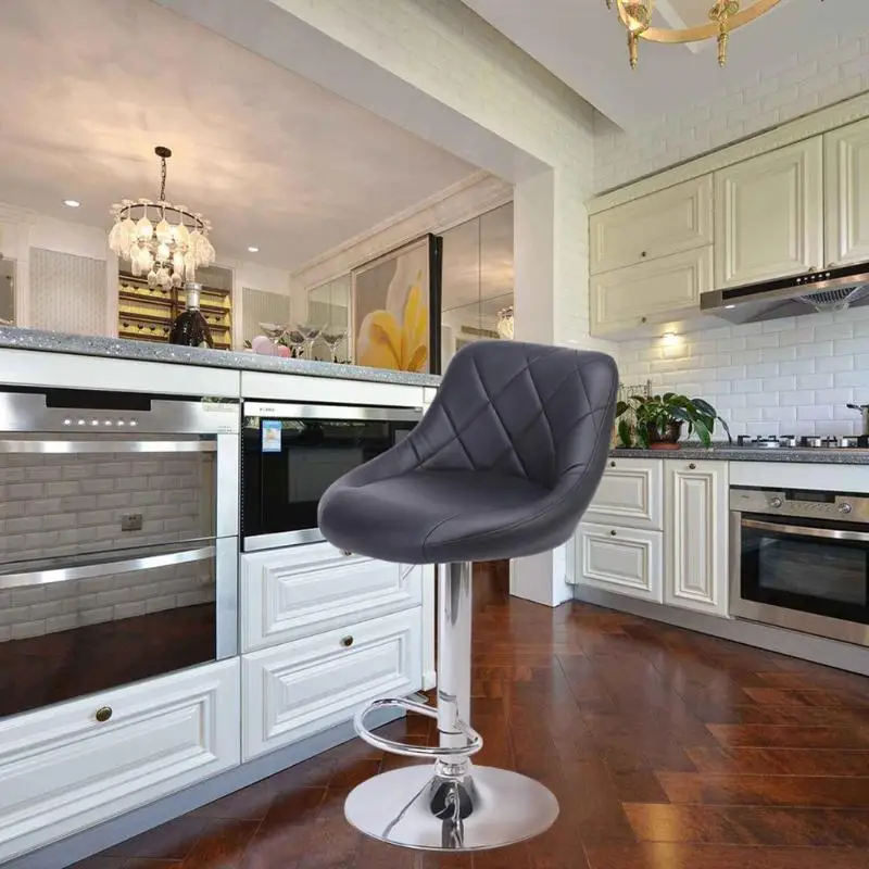 2 шт. регулируемая спинка барный стул офисное кафе мебель комплект вращения