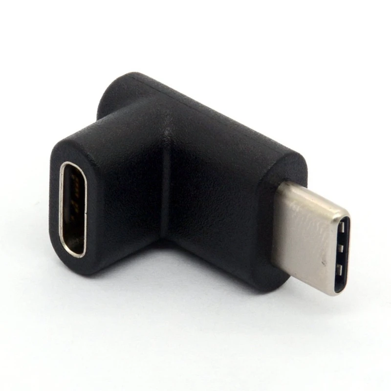 Адаптер типа C с углом 90 градусов адаптер USB Папа-мама угловой поворота вверх и