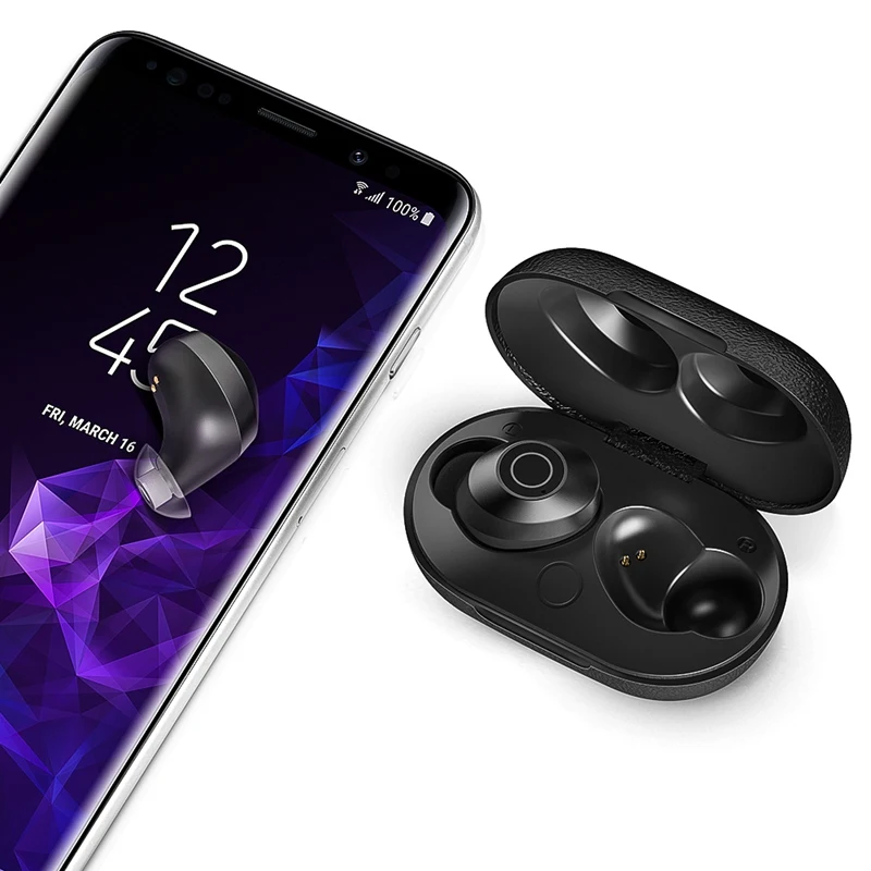 Стереонаушники вкладыши BlitzWolf TWS bluetooth 5 0 мини невидимые беспроводные