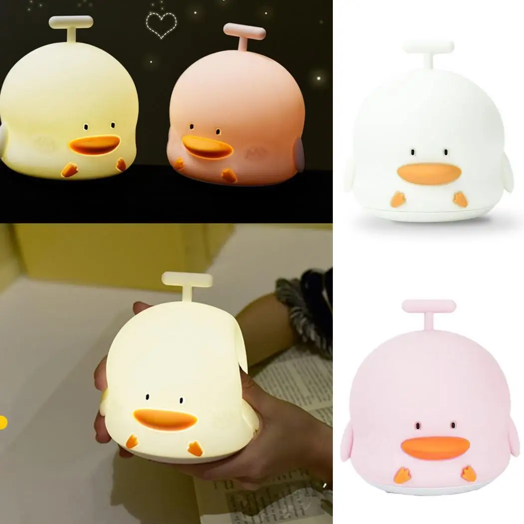 Творческий Силиконовые запись лампа мультфильм милый 3 часа 1 светодиодный LED