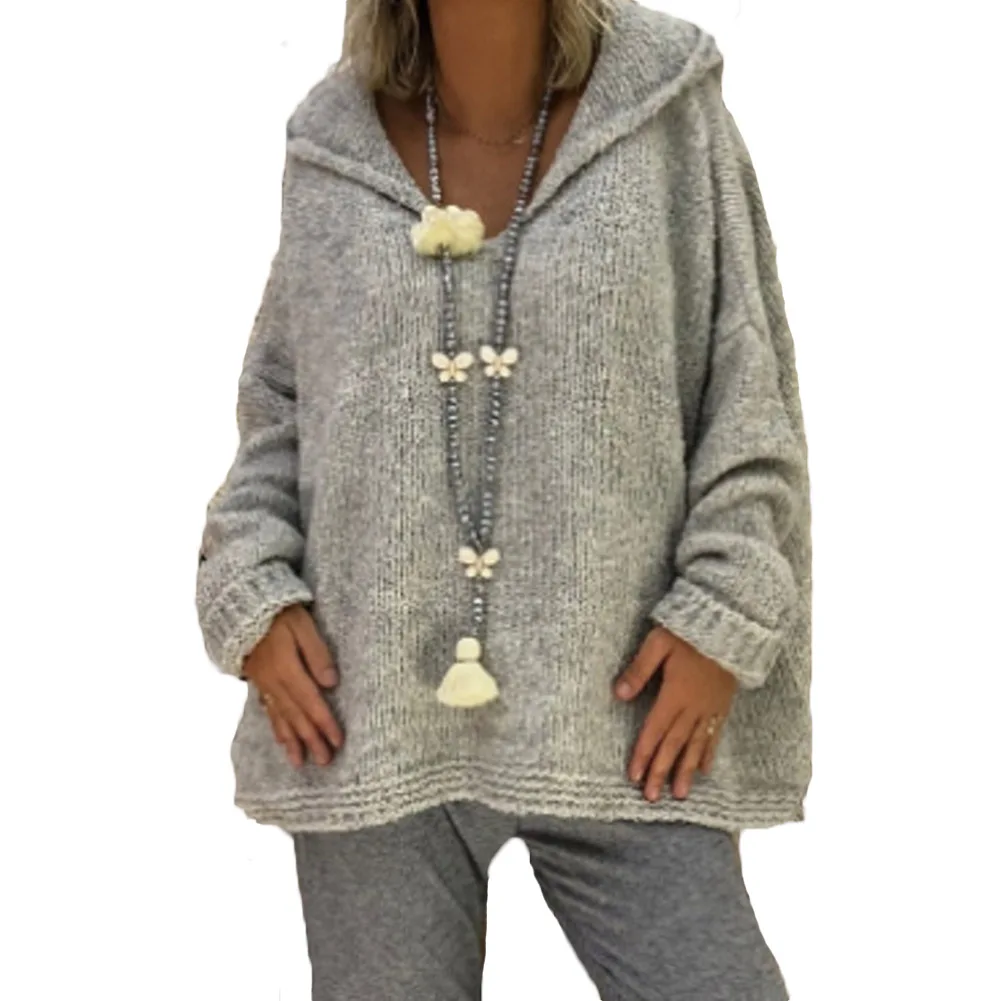 2018 Модный осенне-зимний желтый пуловер для женщин Pull Femme теплая верхняя одежда
