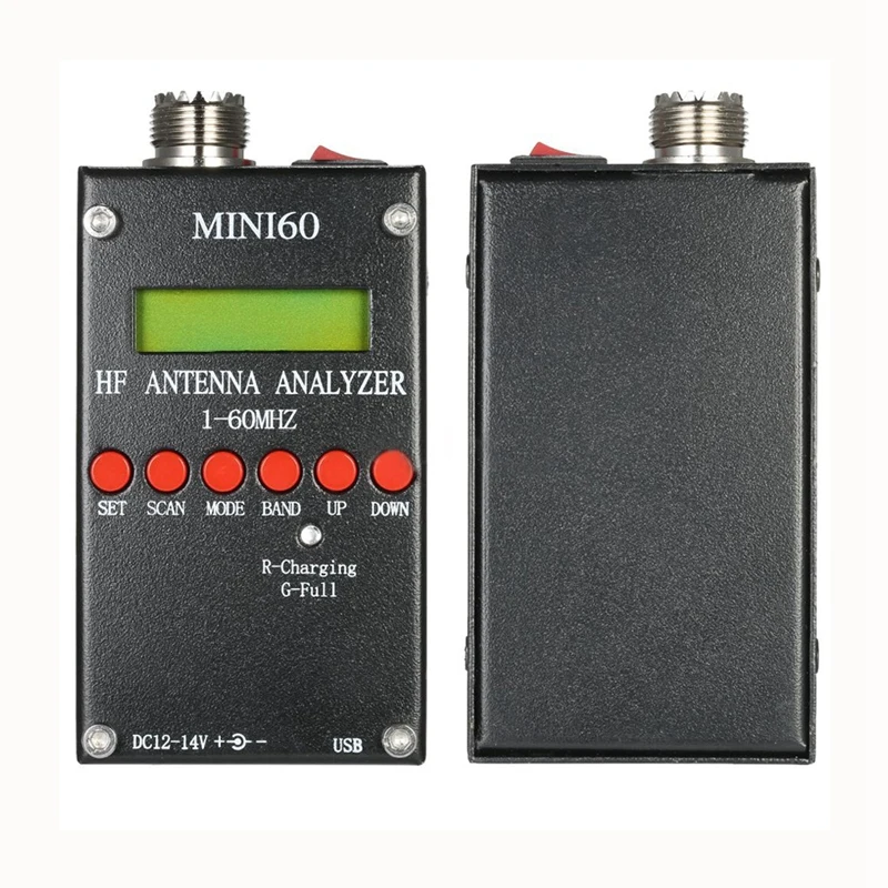 Mini60 1 60 МГц HF SWR антенна анализатор метр для Ham Радио хоббистов V0T5|Детали и