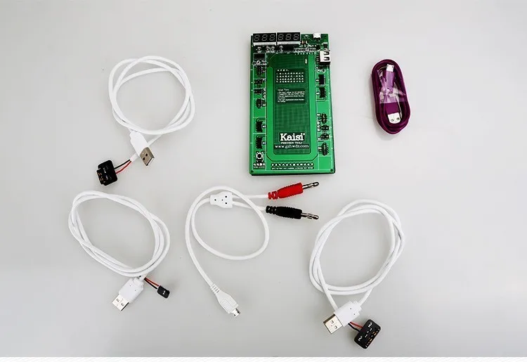 Плата для подключения батареи телефона Kaisi K9208 зарядный usb кабель IPhone 4 8X VIVO huawei