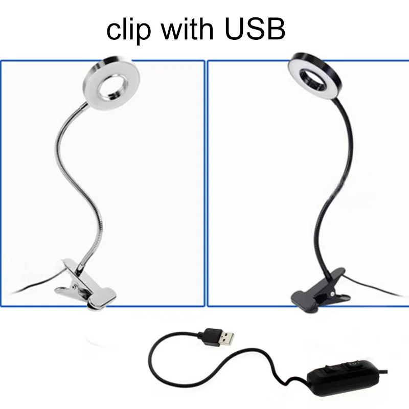 

LED Desk Lamp with Clamp Dimmable Reading Light Eye-Care USB Table Lamp LED Bedside Lamp Baby Night Light Clip Lapto