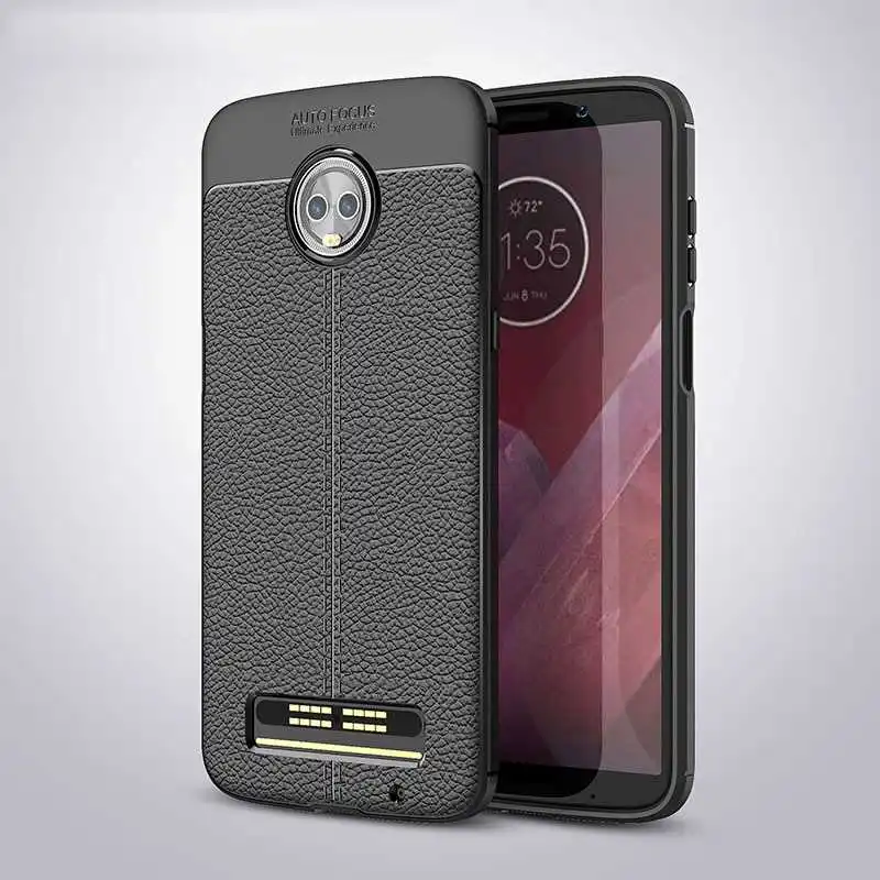 Mokoemi модные личи шаблон защита от ударов мягкая 5 7 &quotдля Motorola Moto Z3 играть