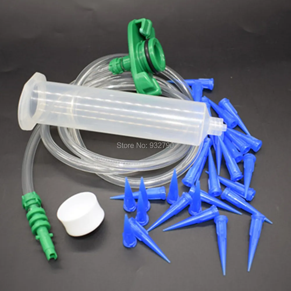 

100pcs 22G Blunt Dispensing Needles Syringe Blunt Tip Needle + 30cc Syringe Adapter Converter + 30cc Dispensing Needle Syringe