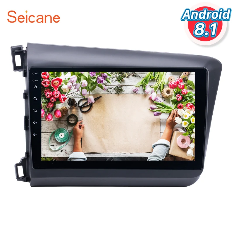 

Seicane 10.1 inch for 2012 Honda Civic Android 10.0 API 29 Radio GPS Car Audio with Bluetooth 3G WiFi HD 1024*600 Multi-touch