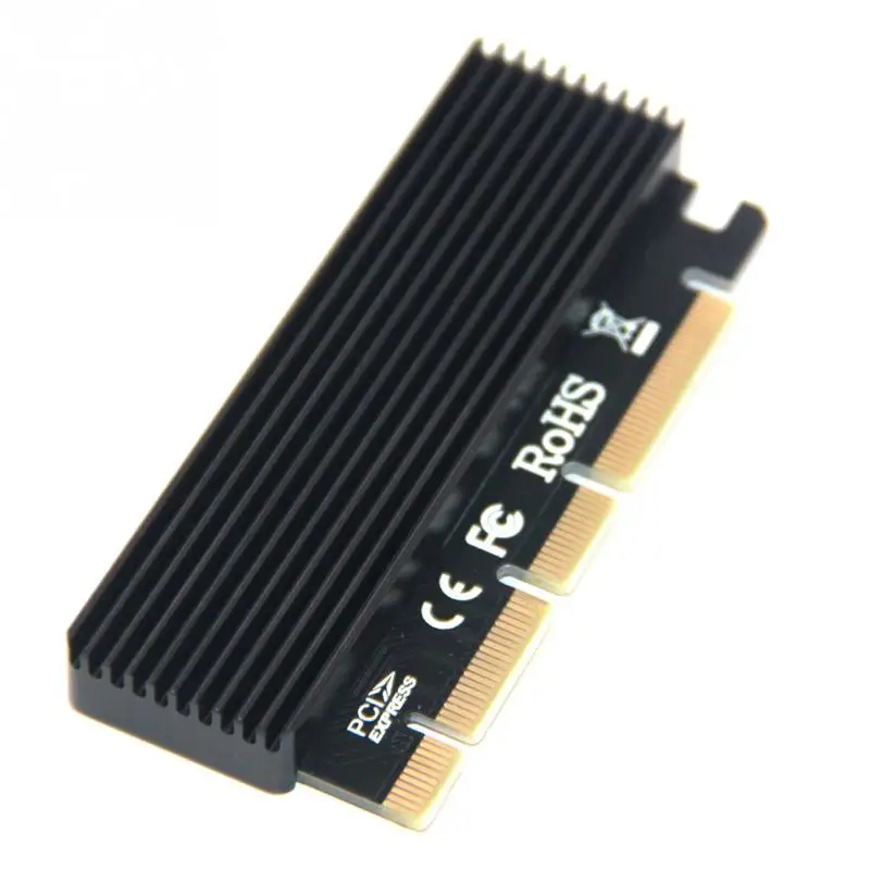 Светодиодная Плата расширения компьютерный адаптер Интерфейс M.2 NVMe SSD к PCIE 3 0 X16