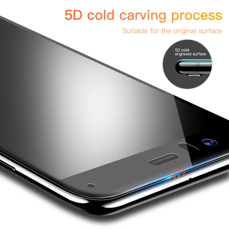 5D изогнутое закаленное стекло для Xiaomi Mi6 Mi8 SE Mi 5X 6X A1 A2 защитная пленка на весь