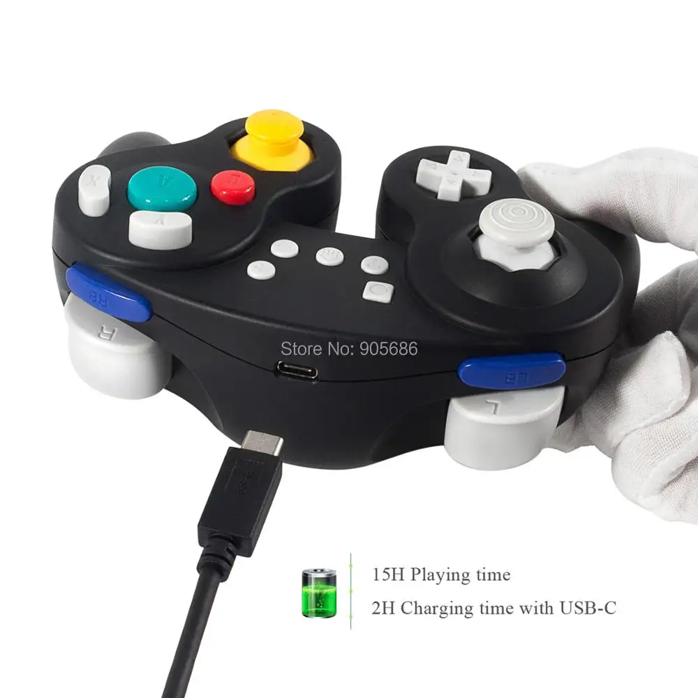 EXLENE 1 шт./2 шт. геймпады новые Gamecube управление Лер геймпад беспроводной джойстик