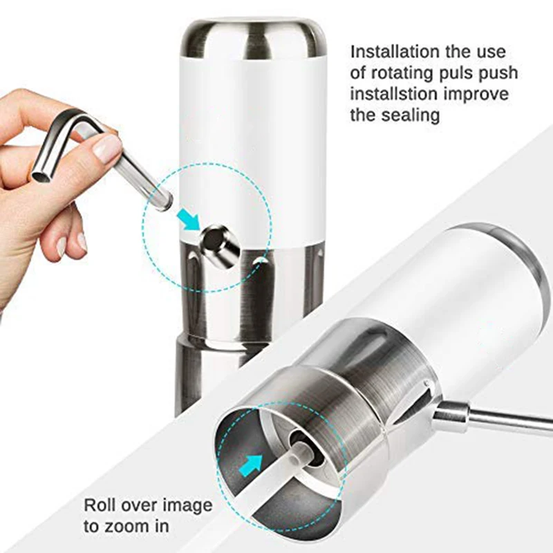 Электрический дозатор насоса питьевой воды для бутылки 5 галлонов|Диспенсеры