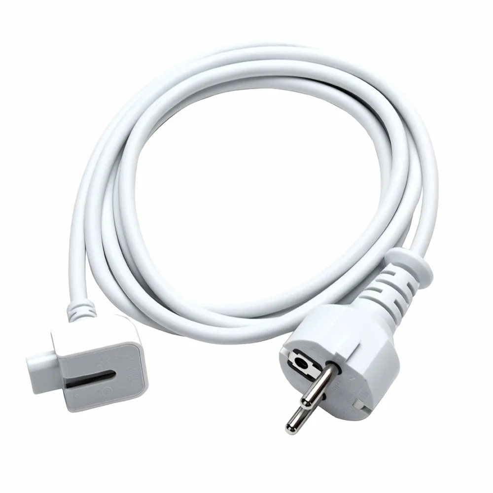 

Высококачественный Удлинительный кабель с европейской вилкой 1,8 м для Apple MAC IPAD AIR Macbook pro, адаптер зарядного устройства 45 Вт 60 Вт 85 Вт