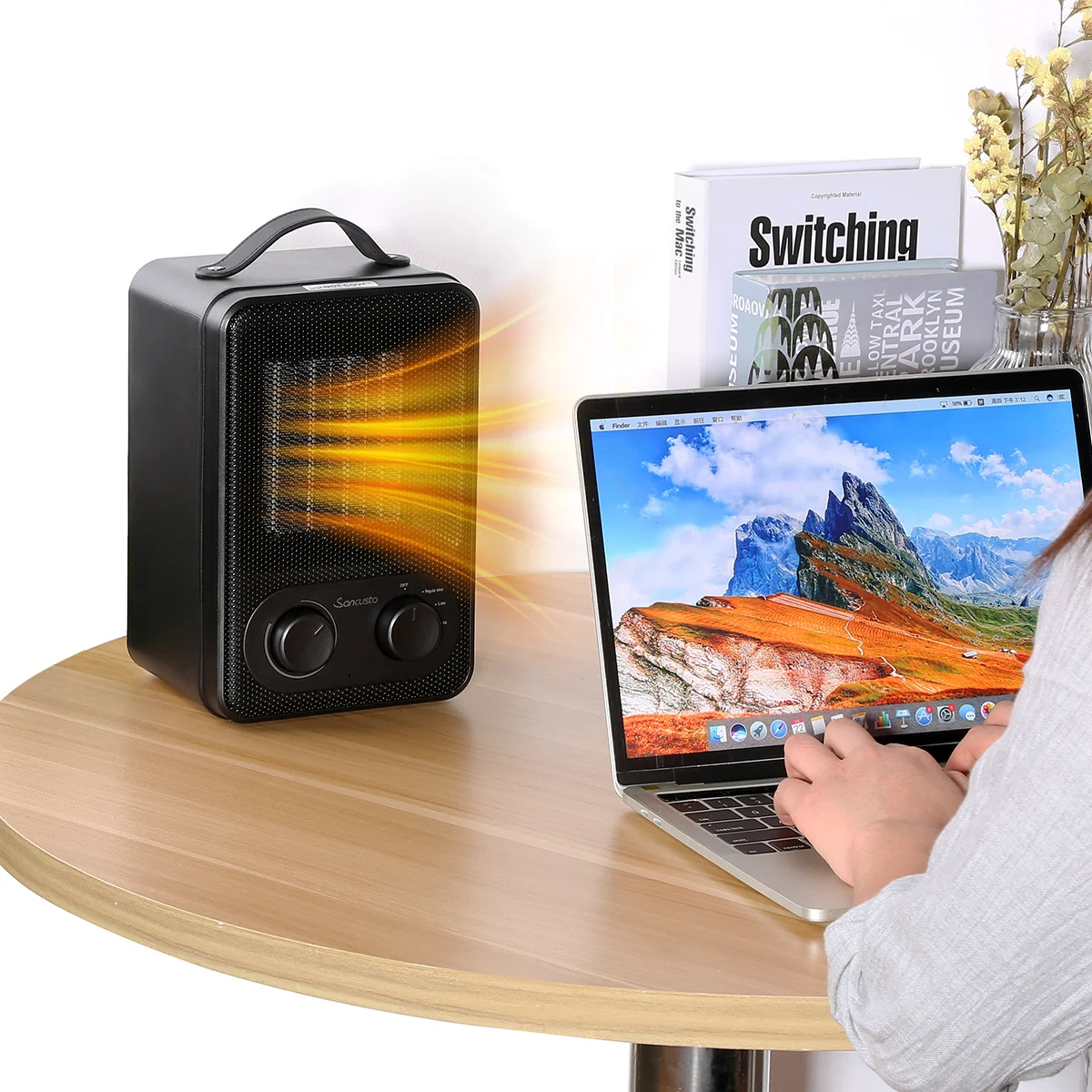 Sancusto DH QN03 1800 Вт Авто колебание защита от перегрева ручка для переноски идеальная