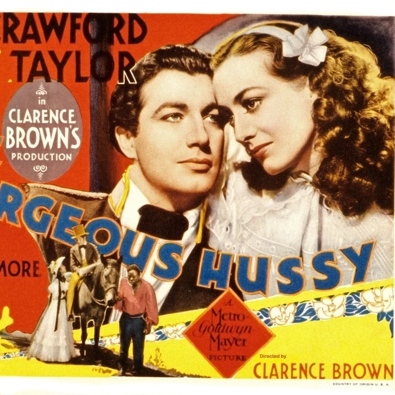 Великолепный Hussy Роберт Тейлор Джоан Кроуфорд 1936 фильм плакат Masterprint (28x22) | Дом и