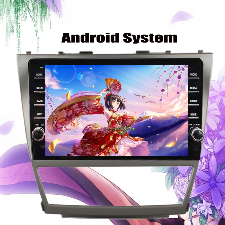 9 дюймов 2Din автомобильный DVD плеер GPS навигация авто радио для Toyota Camry 2007 2008 2009 2010 2011
