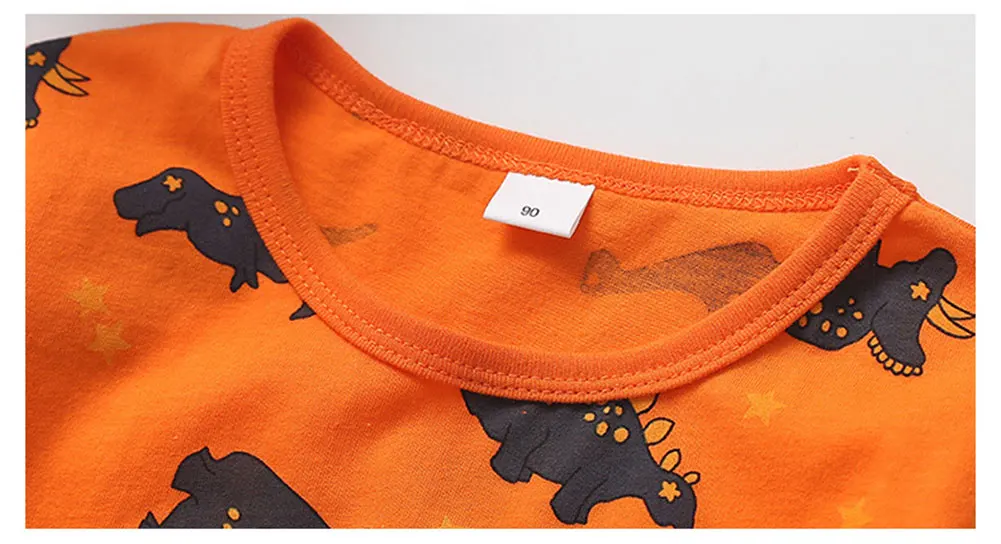 Одежда для малышей летний костюм с принтом новорожденных мальчиков и девочек