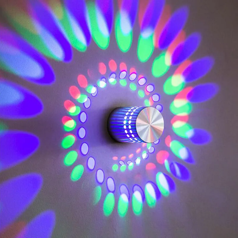 

20pcs 3W LED Wall Lamp AC85-265V Aluminum Indoor Lighting For KTV Bar Decorate Lights Luminaire Sconce Background Novelty Light