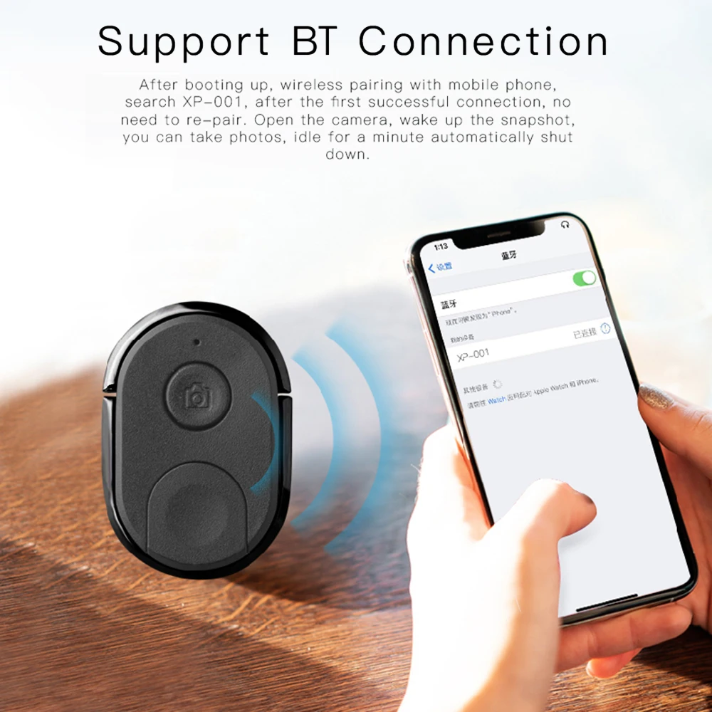 Bluetooth пульт дистанционного управления затвором камеры Автоспуск селфи