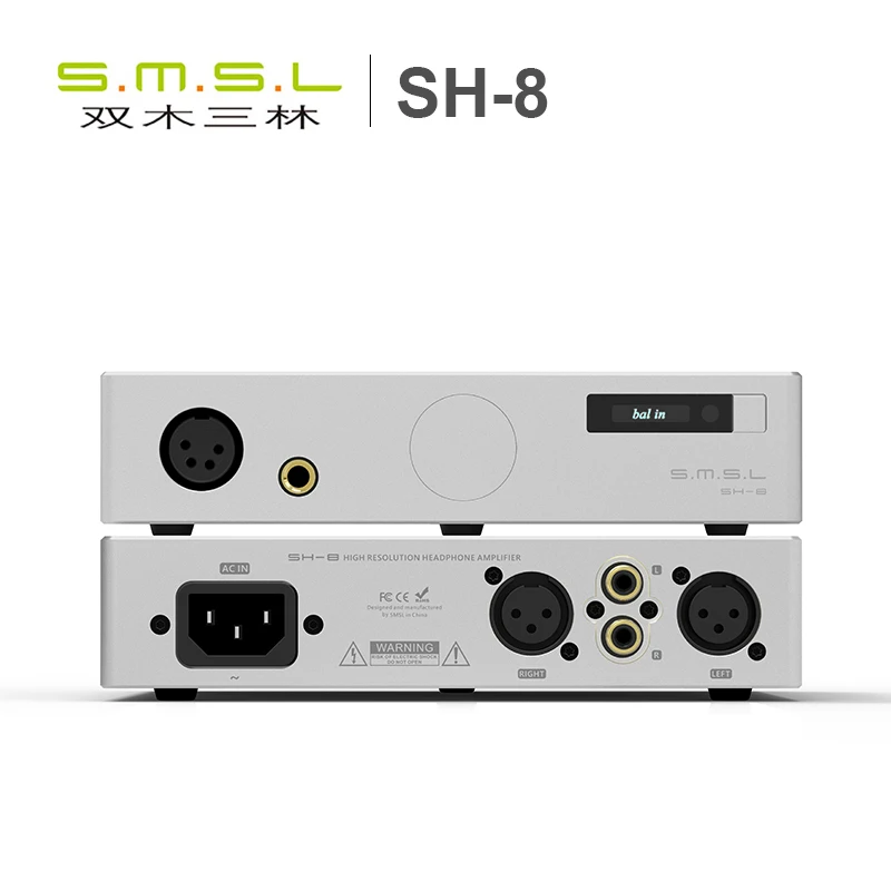 Полноразмерный Настольный Hi Fi усилитель мощности SMSL SH 8 для наушников высокой