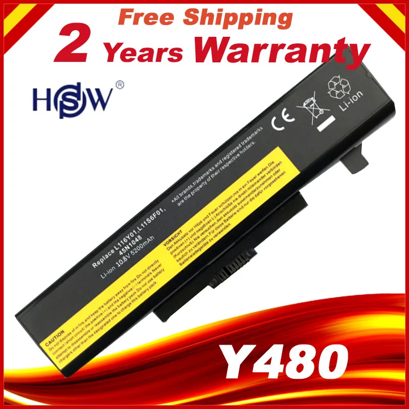 Аккумулятор для Lenovo G510 G710 Y580 G580 L11L6F01 L11L6R01 L11L6Y01 L11M6Y01 L11N6R01 L11N6Y01 L11P6R01 L11S6F01