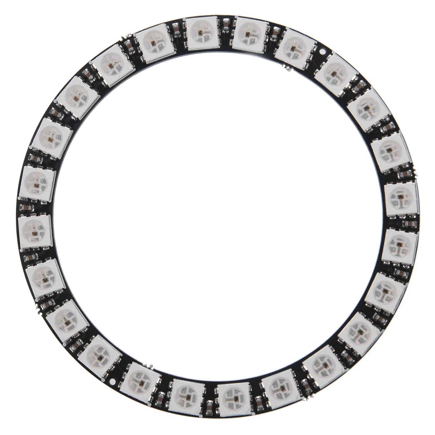 Smart Full-color LED RGB Ring WS2812 Lamp 5050 Development Board 24 | Освещение