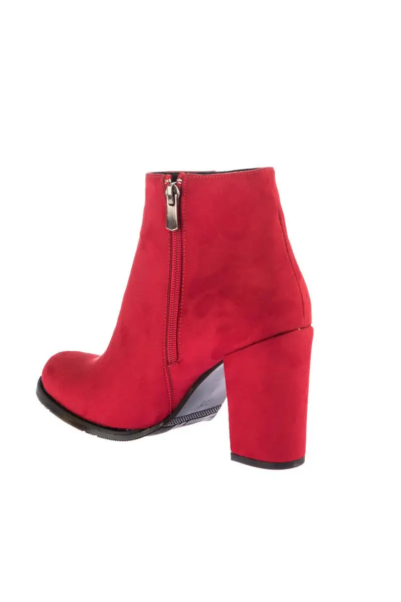 Soho/красные замшевые женские ботинки коллекция 9732 года| |