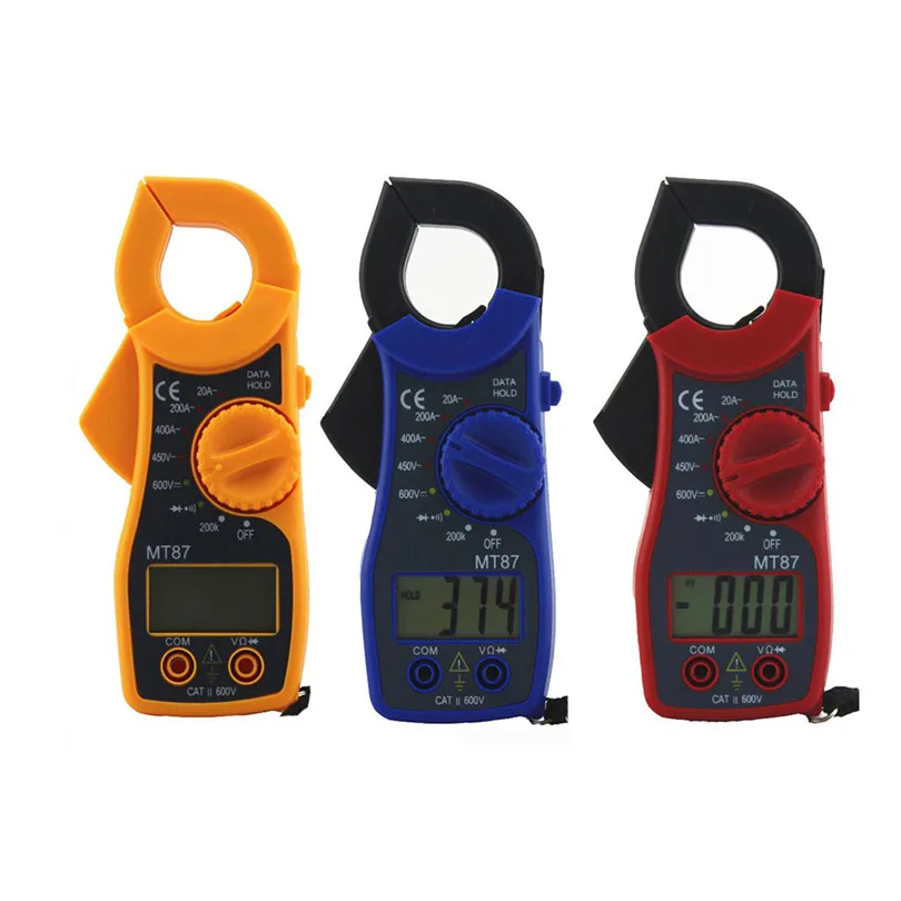 Portable Clamp Meter Multimeters Backlight AC DC Ammeter Voltmeter Ohm Tester Handheld LCD Multimetro Digital Multimete | Инструменты