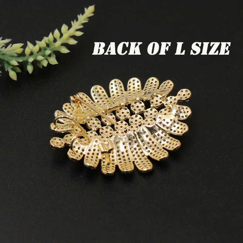 Lanyika модные ювелирные изделия супер роскошный элегантный цветок микро-брошь
