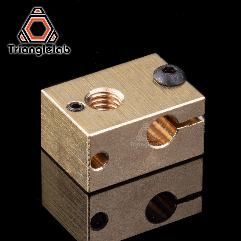 HQ Золотой радиатор v6 медный нагреватель Блок hotend J-нагревательная головка блок теплоотвод сопло для E3D HOTEND для titan экструдер