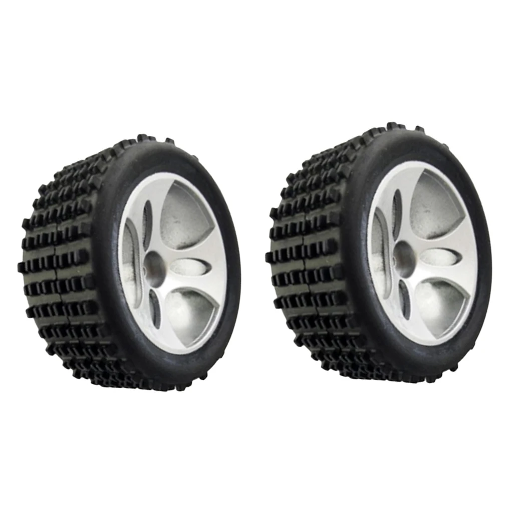 2 шт. черные пластиковые колеса с шестигранным ободом шины для Wltoys A959 RC Гусеничный