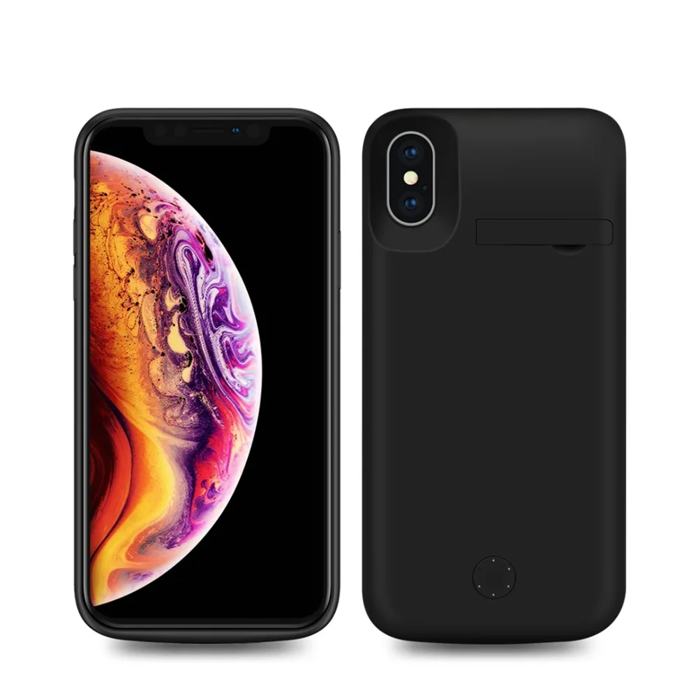 Для iPhone Xr/Xs Max 6000 мАч зарядное устройство чехол для телефона внешний аккумулятор