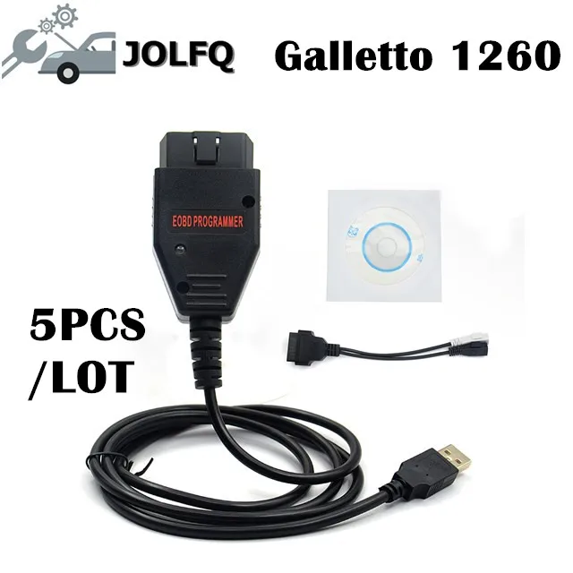 Бесплатная доставка! 5 шт./лот Galletto 1260 ECU чип инструмент для настройки EOBD Flasher Green PCB