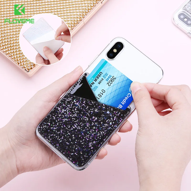 FLOVEME чехол кошелек для телефона с отделением кредитных карт держатель карман на 3