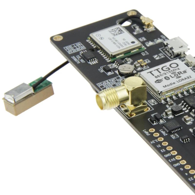 Ttgo t луч Esp32 915 МГц Wifi беспроводной Bluetooth модуль Gps Neo 6M Sma Lora 32 18650 Держатель батареи с