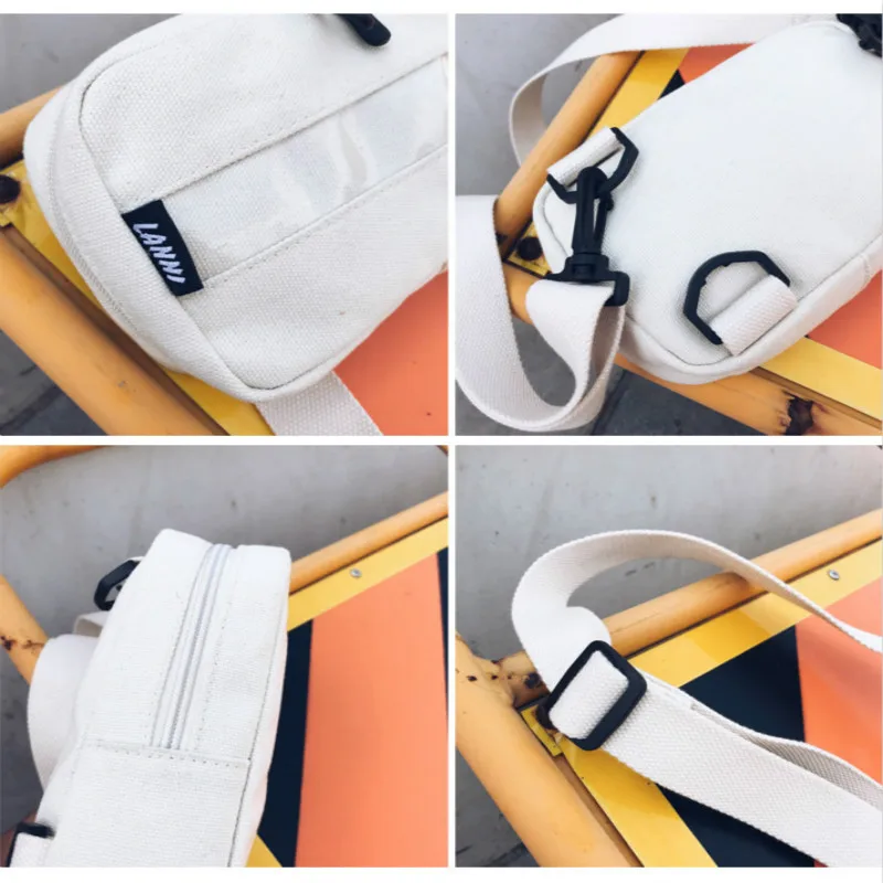 Waist Bag Trend Literary Retro Chest Personality Wild Shoulder Messenger Bags Women Man Harajuku Fanny Pack | Багаж и сумки