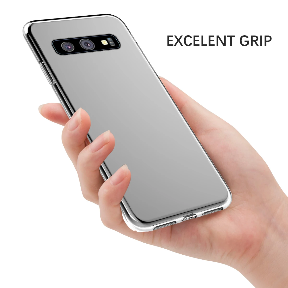 For Samsung Galaxy S10 Plus S10E Case Silicone Transparent Slim Soft TPU Cover Clear Shockproof | Мобильные телефоны и