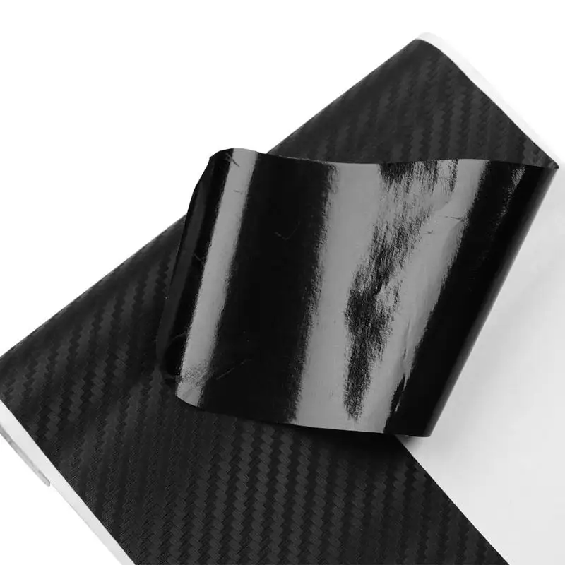 

4pcs Car Stickers Carbon Fiber Door Sill Scuff Anti Scratch Tape Anti Slip Auto Protection Film Stickers Car Accessories Styling