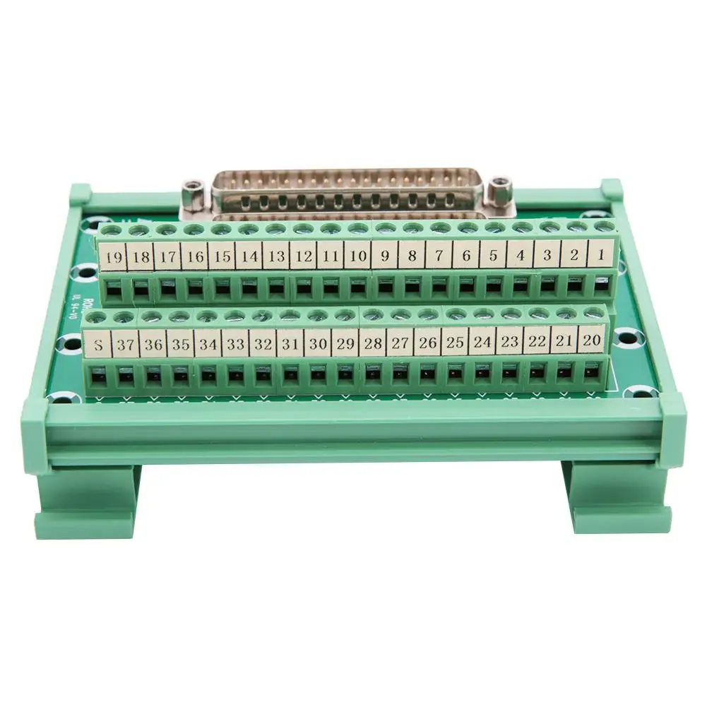 Интерфейсный модуль с двойным креплением на DIN рейку Клеммная колодка коннектор