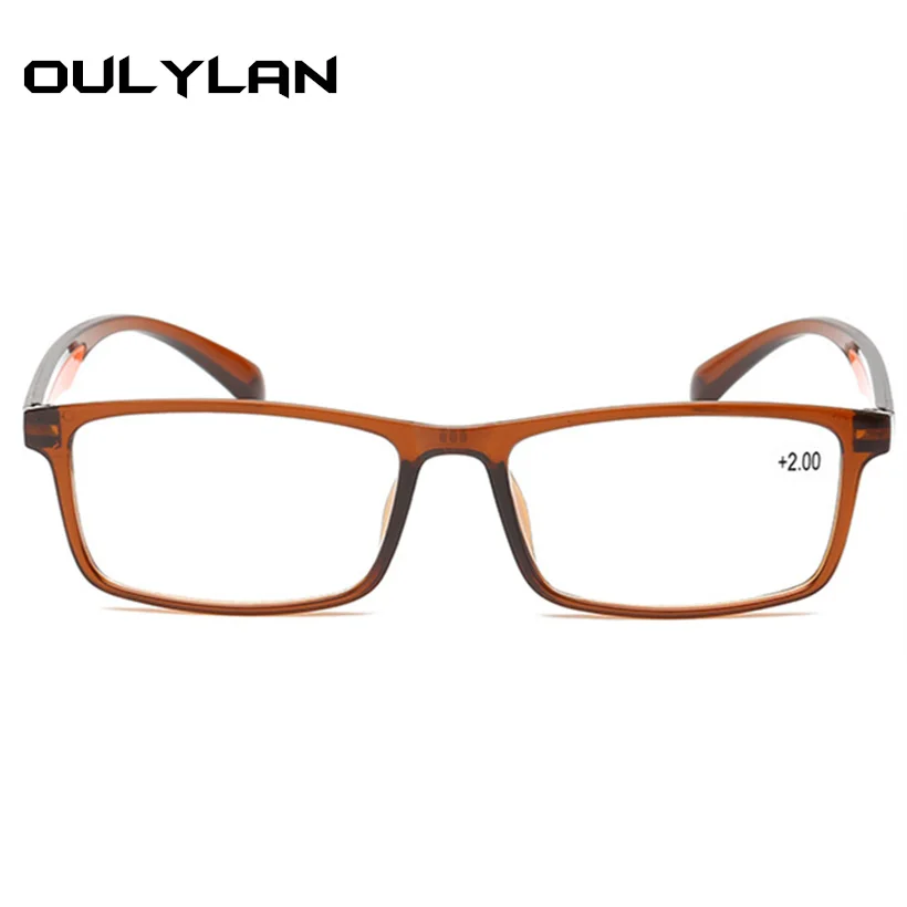 Oulylan TR90 очки для чтения мужские и женские пресбиопические из смолы прозрачные
